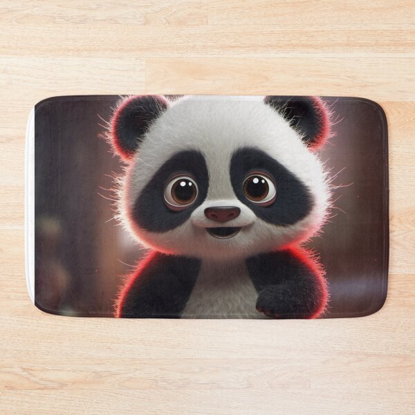 Item preview,  red cute panda designed and sold by DigitalPixelize.