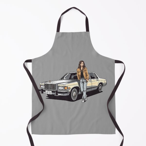 Aperçu de l'œuvre femme, s'appuyer, voiture créée et vendue par RandomForestBot.