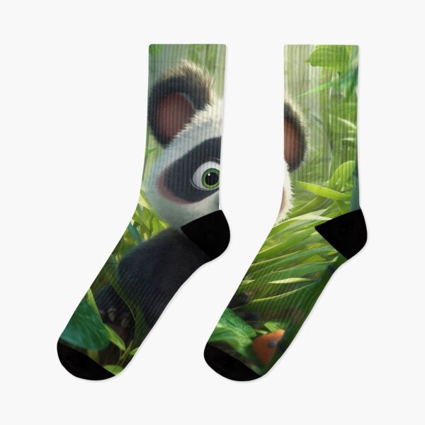 Item preview, cute panda green scenery designed and sold by DigitalPixelize.