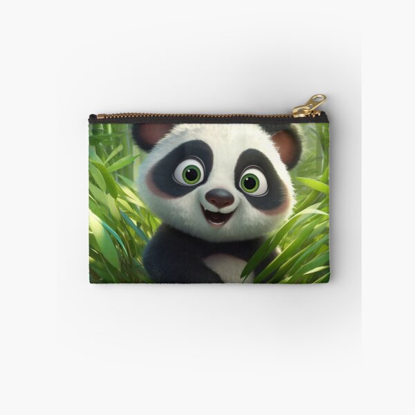 Item preview, cute panda green scenery designed and sold by DigitalPixelize.