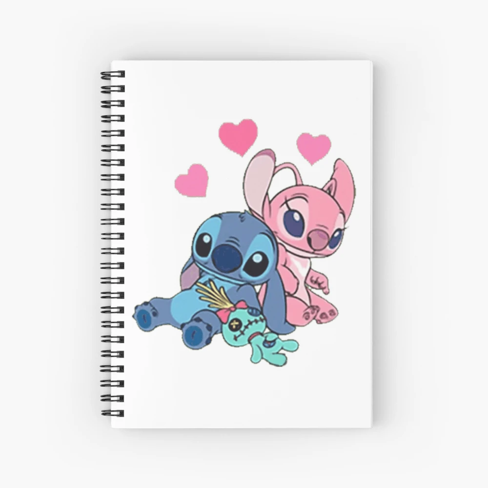 Cuaderno de espiral for Sale con la obra «Stitch Y Lilo Stitch Angel Love»  de RufusGagas