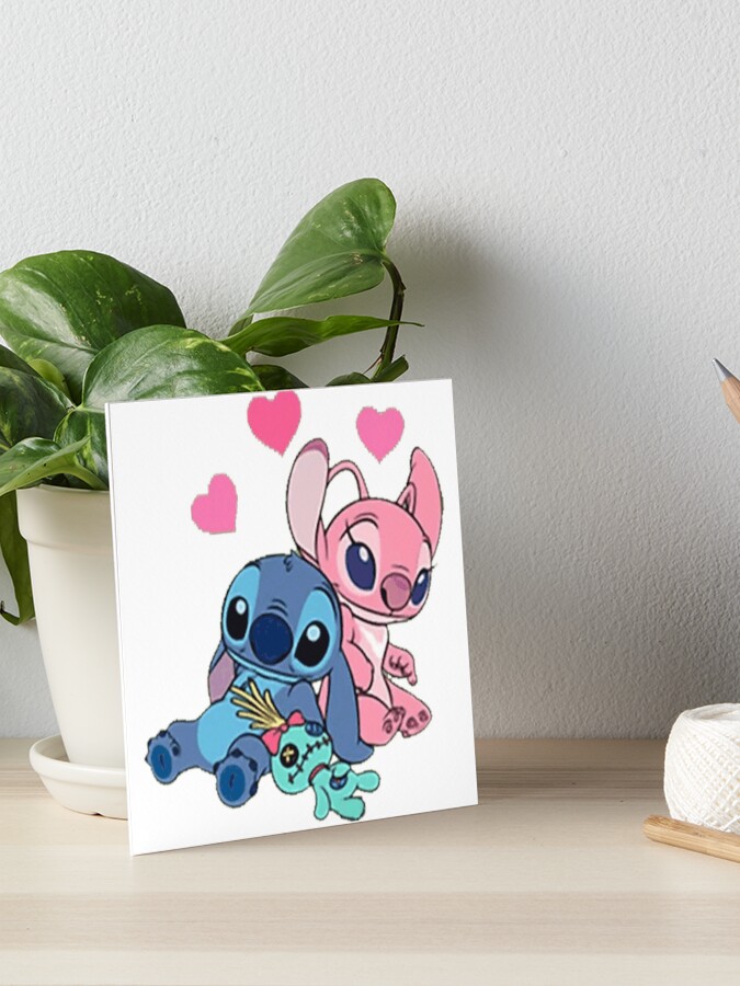 stitch and angel Poster by Reality Fan