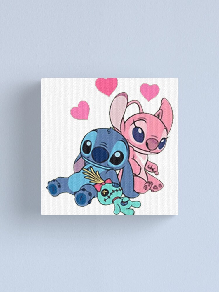 stitch and angel Poster by Reality Fan