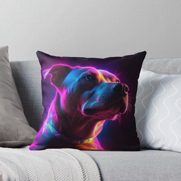 Item preview, Man and Women's best friend Neon Collection Bulldog, German Shepherd, Labrador, pug designed and sold by BrandonArtWorld.