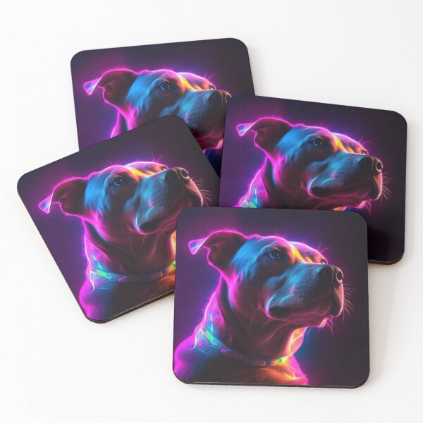 Item preview, Man and Women's best friend Neon Collection Bulldog, German Shepherd, Labrador, pug designed and sold by BrandonArtWorld.