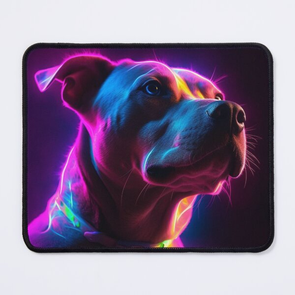 Item preview, Man and Women's best friend Neon Collection Bulldog, German Shepherd, Labrador, pug designed and sold by BrandonArtWorld.