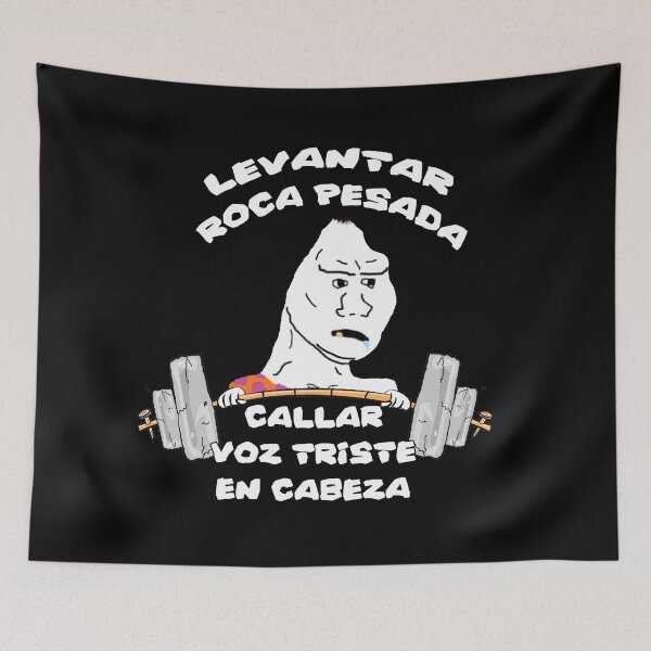 Item preview, Levantar roca pesada, callar voz triste en cabeza designed and sold by angus77ok.