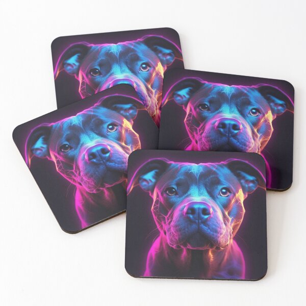 Item preview,  Man and Women's best friend Neon Collection Bulldog, German Shepherd, Labrador, pug designed and sold by BrandonArtWorld.