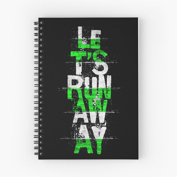 Item preview, Let’s run away - typography  designed and sold by Nareante.
