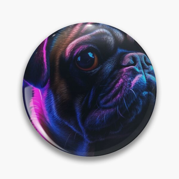 Artikelvorschau, Man and Women's best friend Neon Collection Bulldog, German Shepherd, Labrador, pug entworfen und verkauft von BrandonArtWorld.