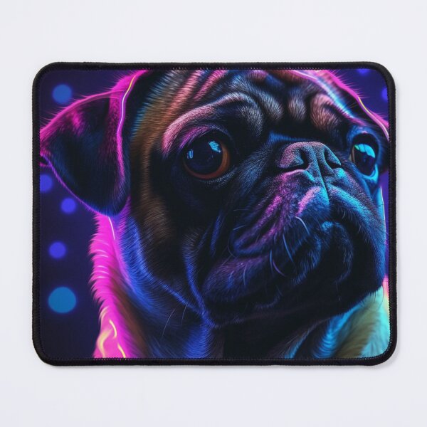 Item preview, Man and Women's best friend Neon Collection Bulldog, German Shepherd, Labrador, pug designed and sold by BrandonArtWorld.