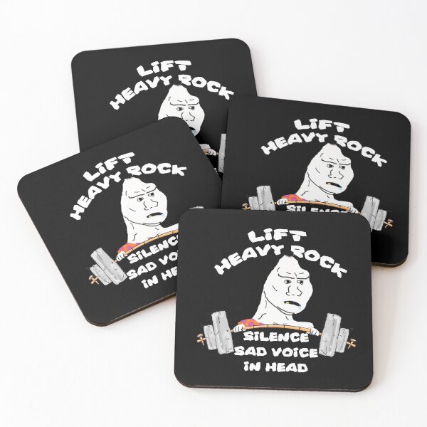 Item preview, Lift Heavy Rock, Silence Sad Voice in Head designed and sold by angus77ok.