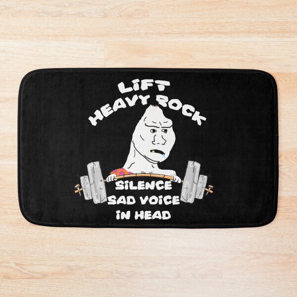 Item preview, Lift Heavy Rock, Silence Sad Voice in Head designed and sold by angus77ok.