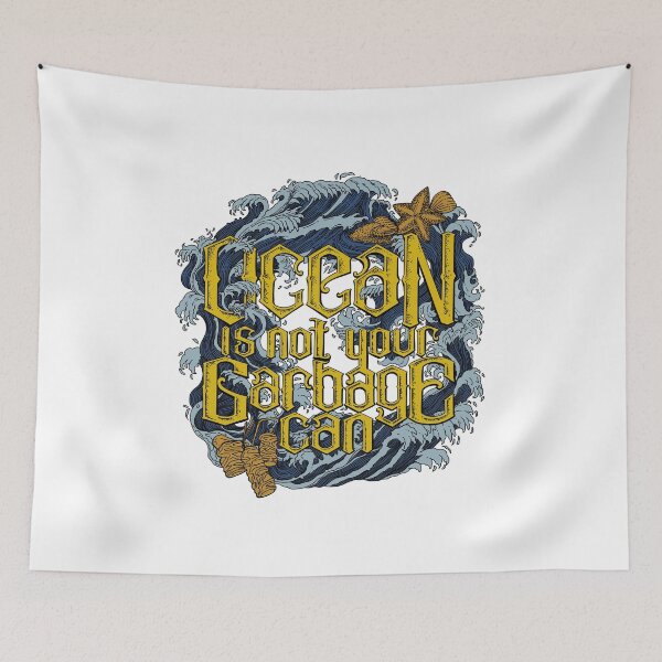 Item preview, Ocean Is Not Your Garbage Can designed and sold by circleinpaper.