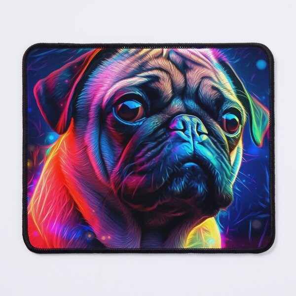 Item preview, Man and Women's best friend Neon Collection Bulldog, German Shepherd, Labrador, pug designed and sold by BrandonArtWorld.
