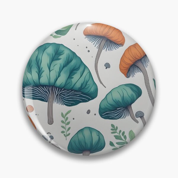 Item preview, Mushroom Forest Floor Pattern designed and sold by theforestfairy.
