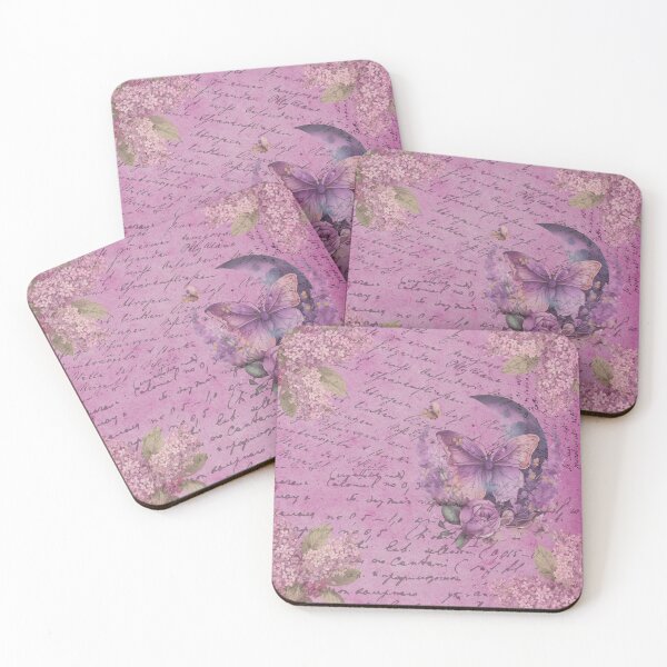 Item preview,  Purple Butterfly Moon Vintage Lilac Flowers designed and sold by Bright76.