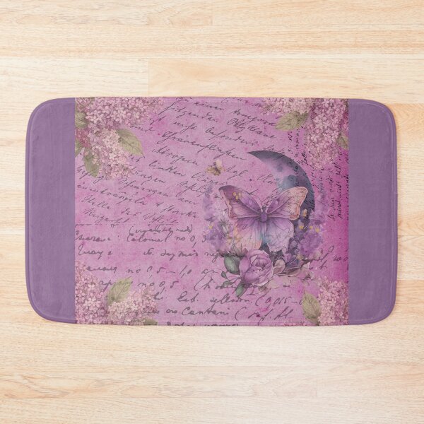 Item preview,  Purple Butterfly Moon Vintage Lilac Flowers designed and sold by Bright76.