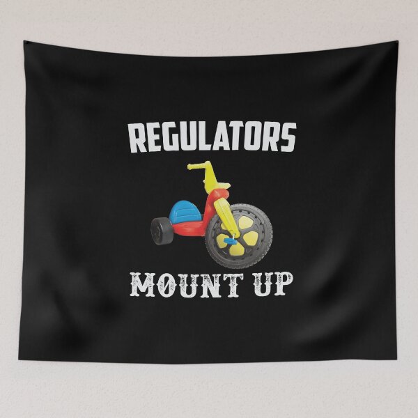 Item preview, Regulators Mount Up Funny Hip Hop Rap  designed and sold by BUBLTEES.