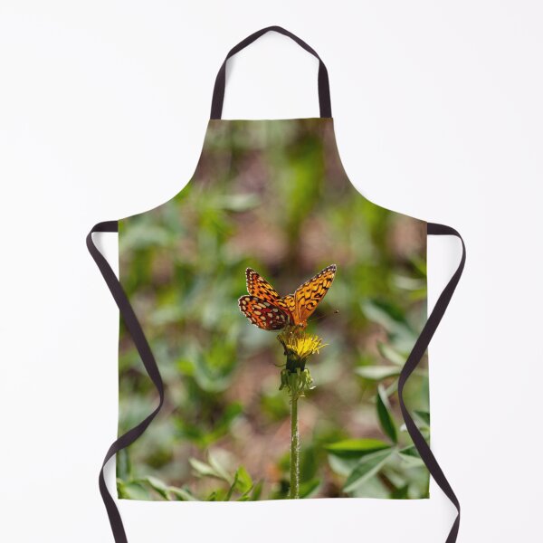 Item preview, Butterfly pollinating a yellow flower designed and sold by Shizenkai.