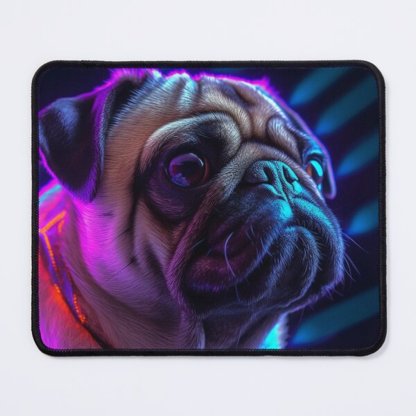 Item preview, Man and Women's best friend Neon Collection Bulldog, German Shepherd, Labrador, pug designed and sold by BrandonArtWorld.
