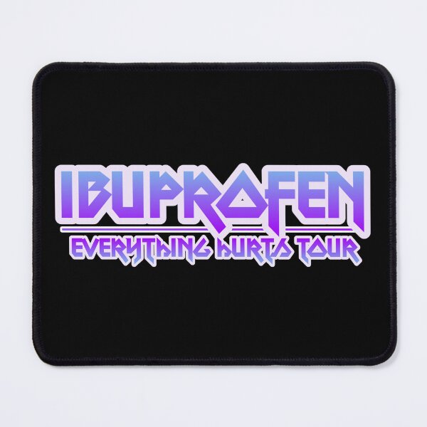 Item preview, Ibuprofen. Metal Design. designed and sold by JoseyMiles.