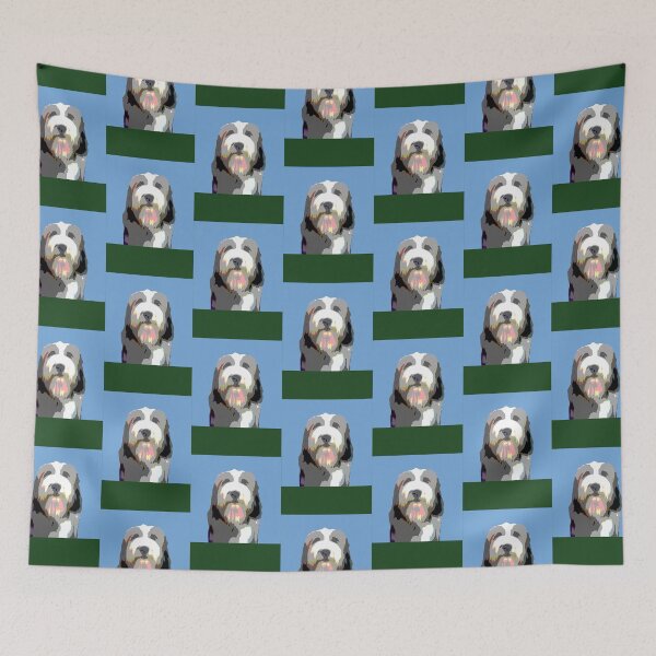 Artikelvorschau, Old English Sheepdog Blau (1) entworfen und verkauft von Created4Usshop.