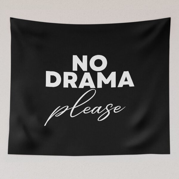 Item preview, No Drama Please - Drama Queen Saying  designed and sold by Designedbygigy.