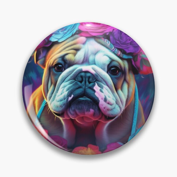 Item preview, Man and Women's best friend Neon Collection Bulldog, German Shepherd, Labrador, pug designed and sold by BrandonArtWorld.