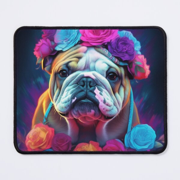 Item preview, Man and Women's best friend Neon Collection Bulldog, German Shepherd, Labrador, pug designed and sold by BrandonArtWorld.
