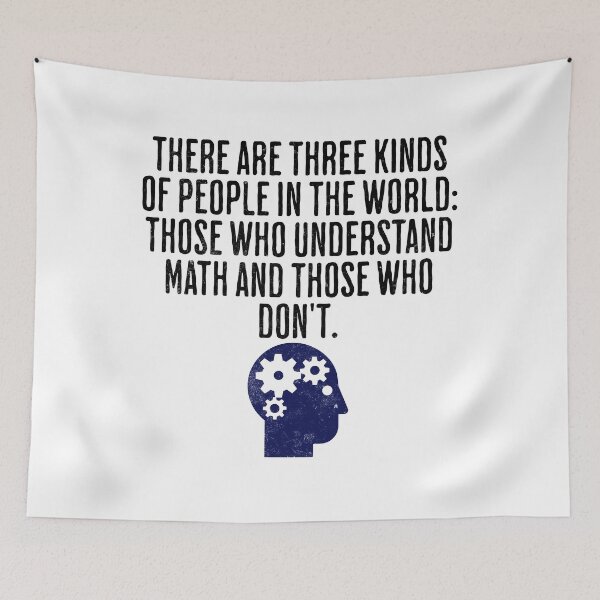 Item preview, There Are Three Kinds of People In the World: Those Who Understand Math and Those Who Don't designed and sold by AlanPhotoArt.