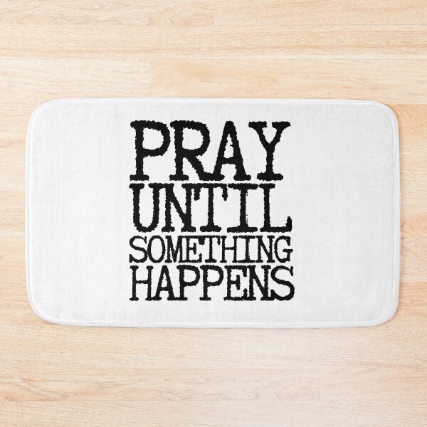 Item preview, Pray Until Something Happens Black Letters Typewriter Font designed and sold by GFamilyC.