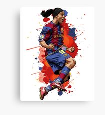 Ronaldinho - Barcelona Legend Canvas Print
