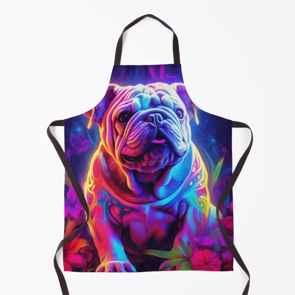Item preview, Man and Women's best friend Neon Collection Bulldog, German Shepherd, Labrador, pug designed and sold by BrandonArtWorld.