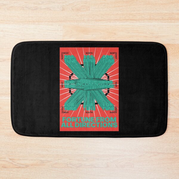 Item preview, Fortune from all directions teal orange designed and sold by hockeng.