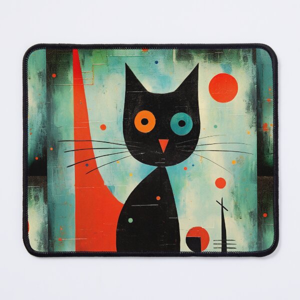 Item preview, Abstract Black Cat Starry Night designed and sold by BluePlanet.