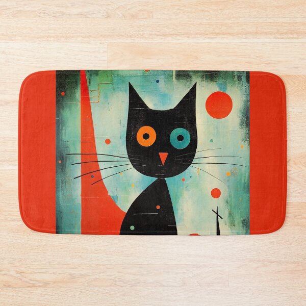 Item preview, Abstract Black Cat Starry Night designed and sold by BluePlanet.