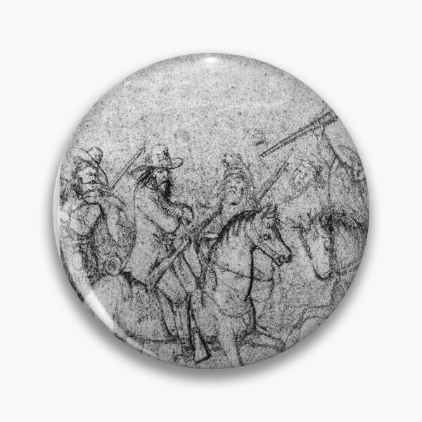 Item preview, Texas Rangers Drawing - 1860s designed and sold by lobodelnoir.
