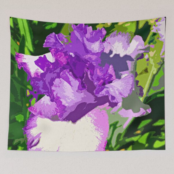 Item preview, PURPLE IRIS designed and sold by ArtbyRolleen.