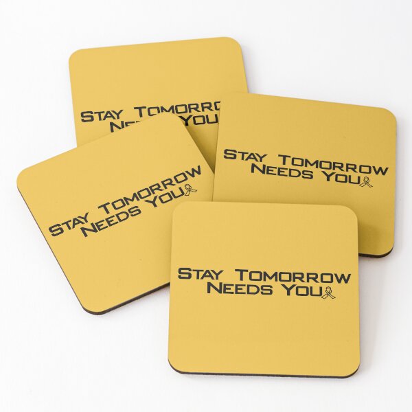 Item preview, sarcoma cancer Awareness yellow ribbon stay tomorrow needs you  designed and sold by shaderepublic.