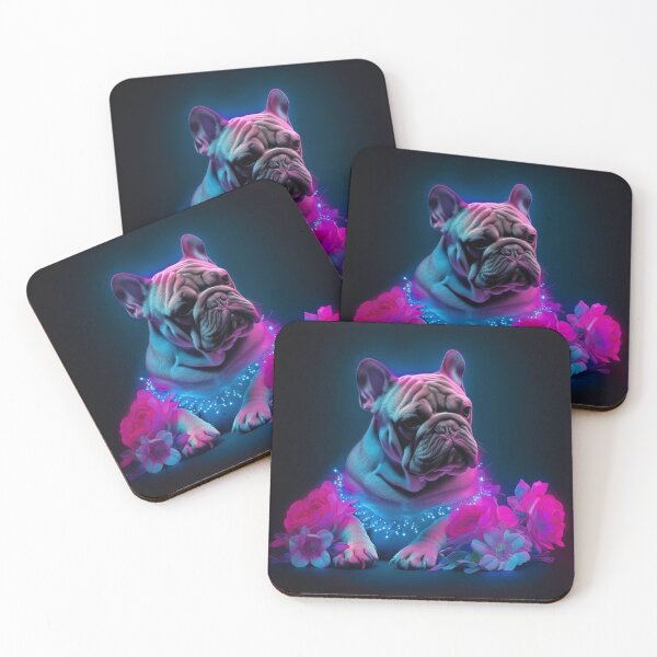 Item preview,   Man and Women's best friend Neon Collection Bulldog, German Shepherd, Labrador, pug designed and sold by BrandonArtWorld.