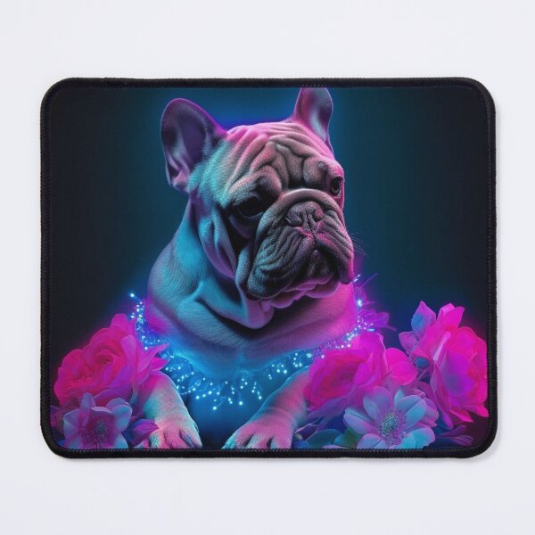 Item preview, Man and Women's best friend Neon Collection Bulldog, German Shepherd, Labrador, pug designed and sold by BrandonArtWorld.