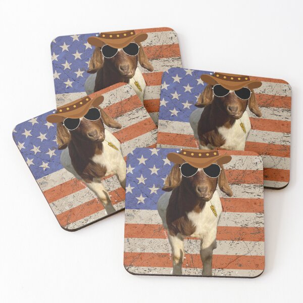 Item preview, Cabras patrióticas | Cabras lindas | cabras graciosas designed and sold by PistolRidgeFarm.