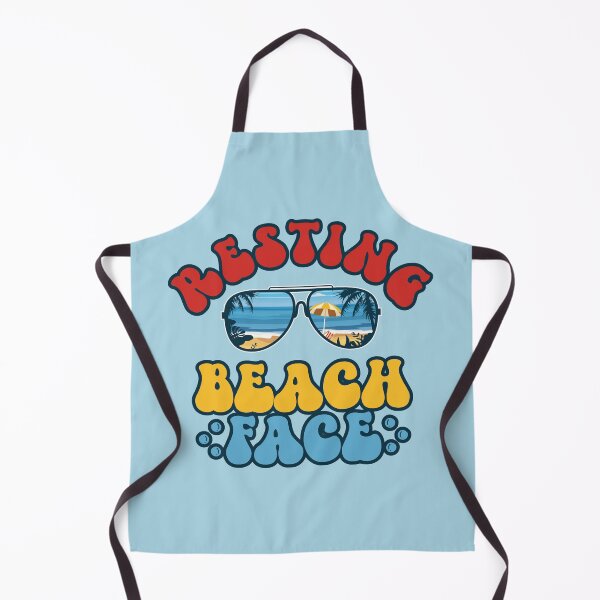 Item preview, Resting Beach Face: Funny Pun with Cool Sunglasses in Bright Colors designed and sold by JoyOfHopeStore.
