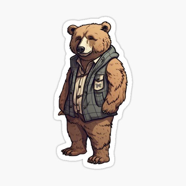 Item preview, Bear Ready For Camping designed and sold by pondsend.