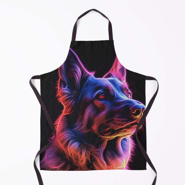 Item preview, Man and Women's best friend Neon Collection Bulldog, German Shepherd, Labrador, pug designed and sold by BrandonArtWorld.