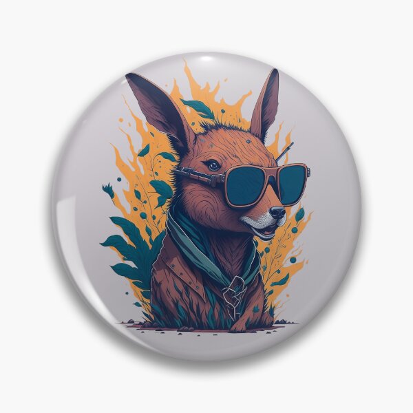 Item preview, The cool and stylish kangaroo designed and sold by feferreira.