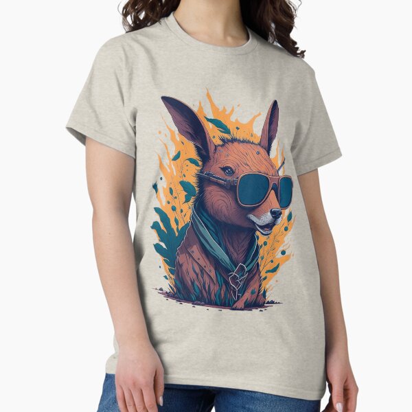 Item preview, The cool and stylish kangaroo designed and sold by feferreira.