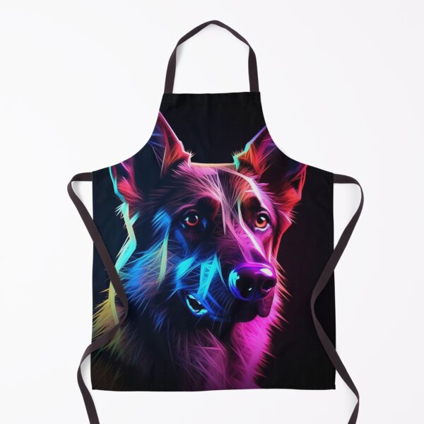 Item preview, Man and Women's best friend Neon Collection Bulldog, German Shepherd, Labrador, pug designed and sold by BrandonArtWorld.