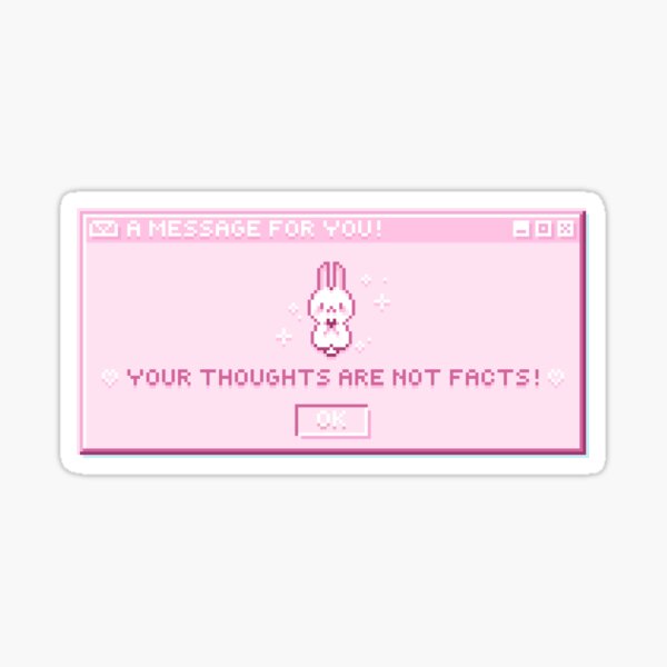 Buy Aesthetic Pop-up Notification Pixel Sticker Pixel Art Retro